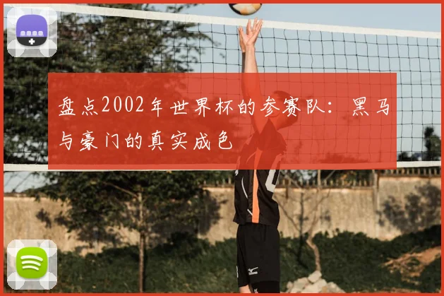 盘点2002年世界杯的参赛队：黑马与豪门的真实成色